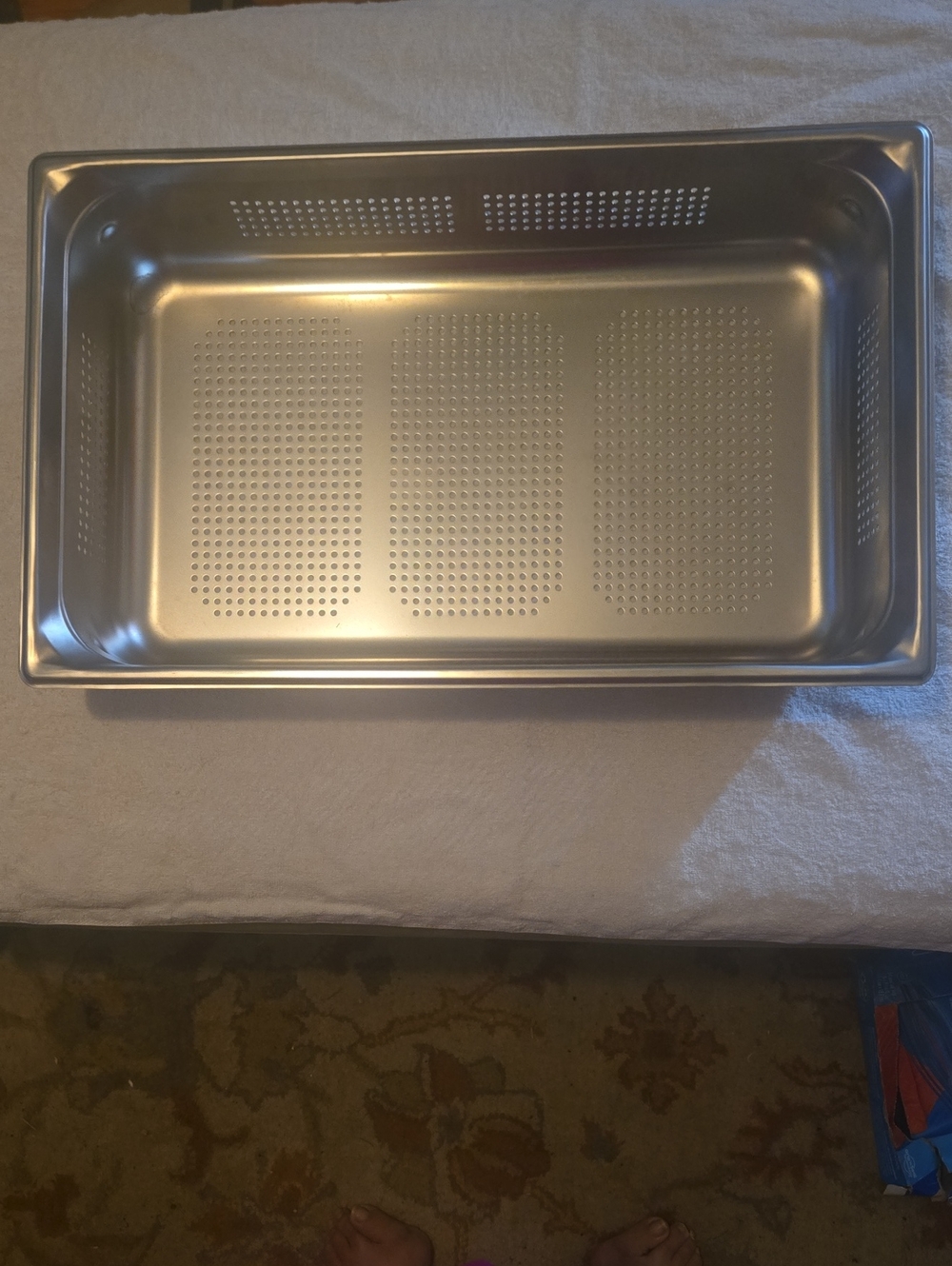 Vollrath 90043 Super Pan 3 Full Size x 4" D Perforated Food Pan.Used In Catering